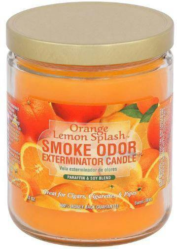 Smoke Odour Candle - Orange Lemon Splash