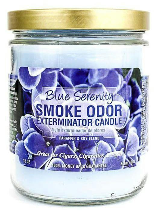 Smoke Odour Candle - Blue Serenity