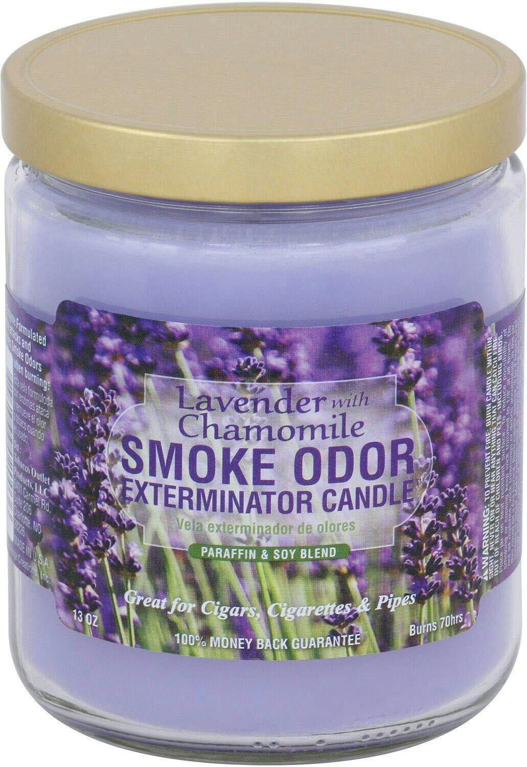 Smoke Odour Candle - Lavender with Chamomile