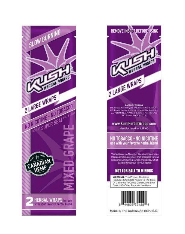 Kush - Herbal Hemp Wrap - Grape