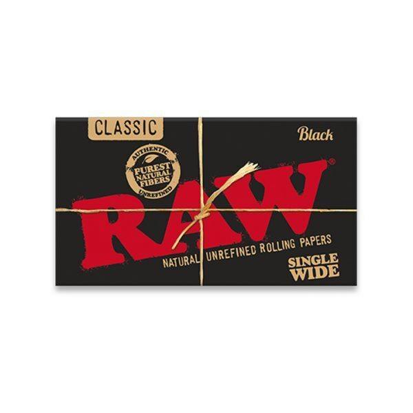 RAW - Black Single Wide - Double Feed