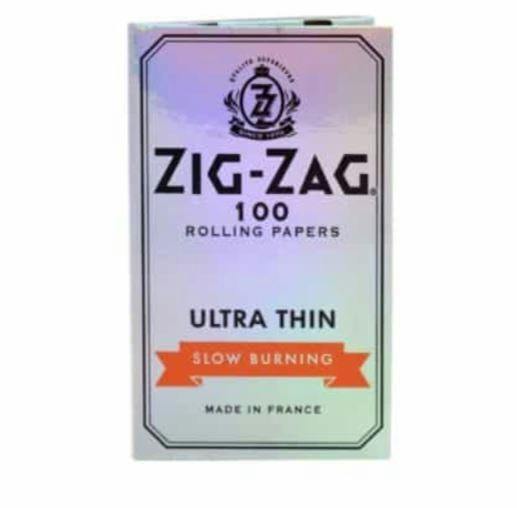 Zig Zag - Slow Burning Ultra Thin Rolling Papers - Silver