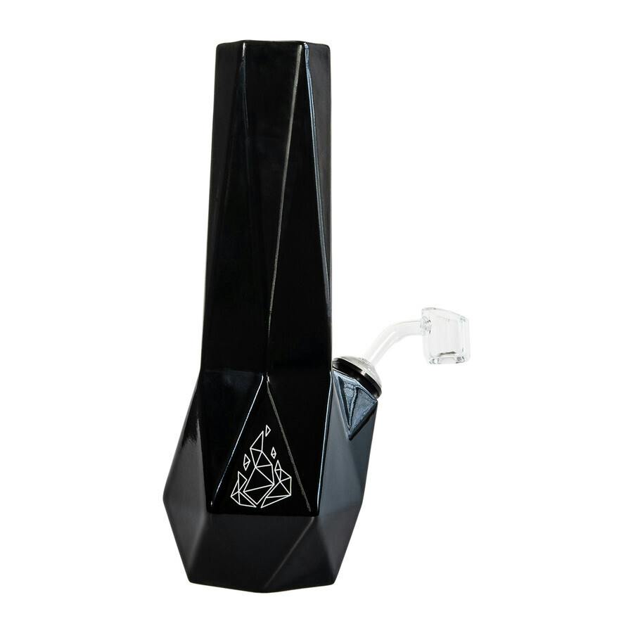 BRNT Hexagon - Ceramic Bong - Black