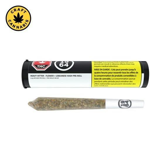 1964 - Heavy Hitter Flower & Lebanese Hash Pre-Roll - 1g