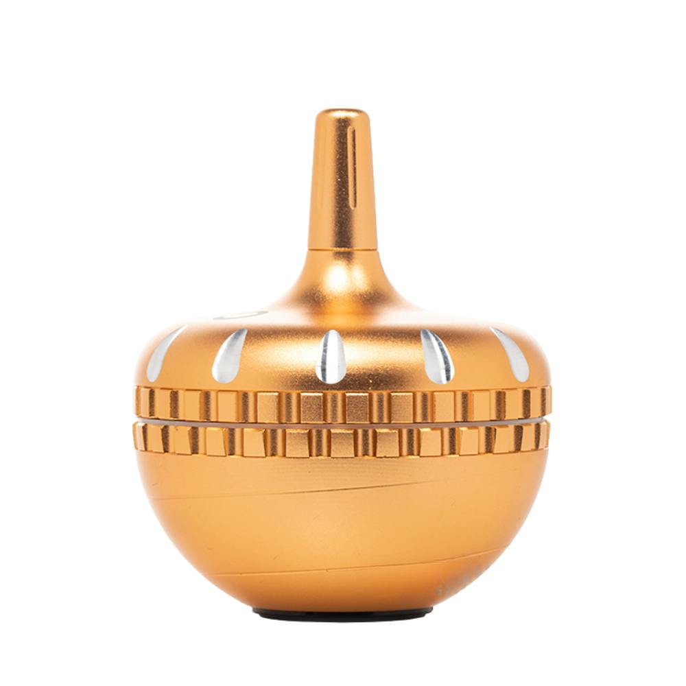 Cheech - 63mm 4 Piece Spinner Grinder (Gold)