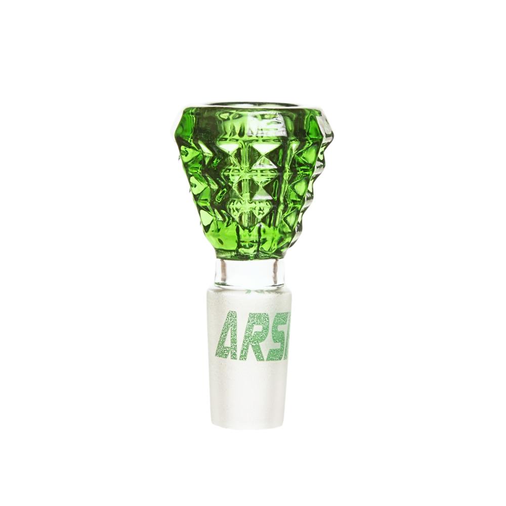 Arsenal - 14mm Quilted Design Glass Bowl - Assorted Colours