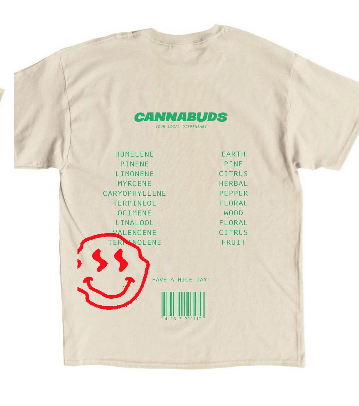 Cannabuds - Terpene Merch Tee - M