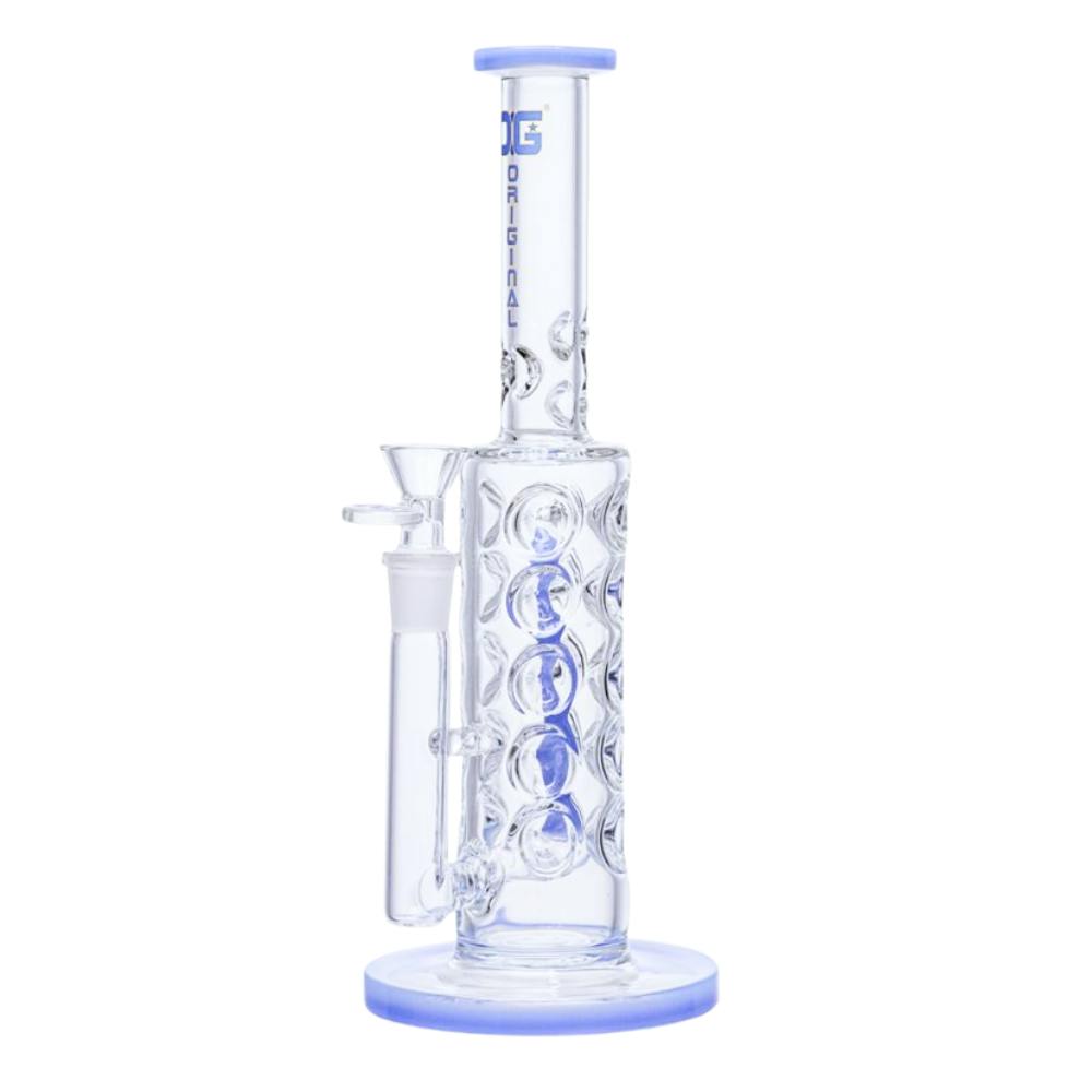 OG Original - 11" Multi-eyes Pinch Tube Bong - Blue