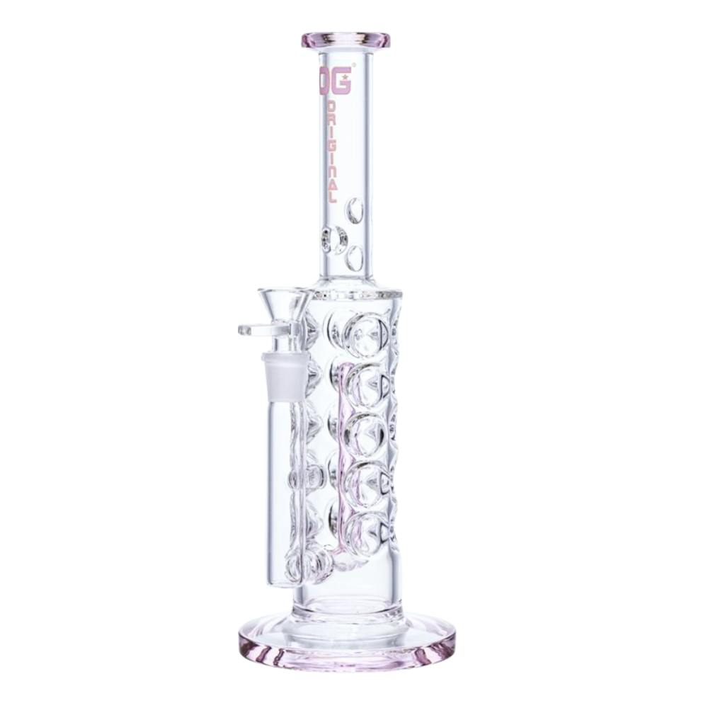 OG Original - 11" Multi-eyes Pinch Tube Bong - Pink
