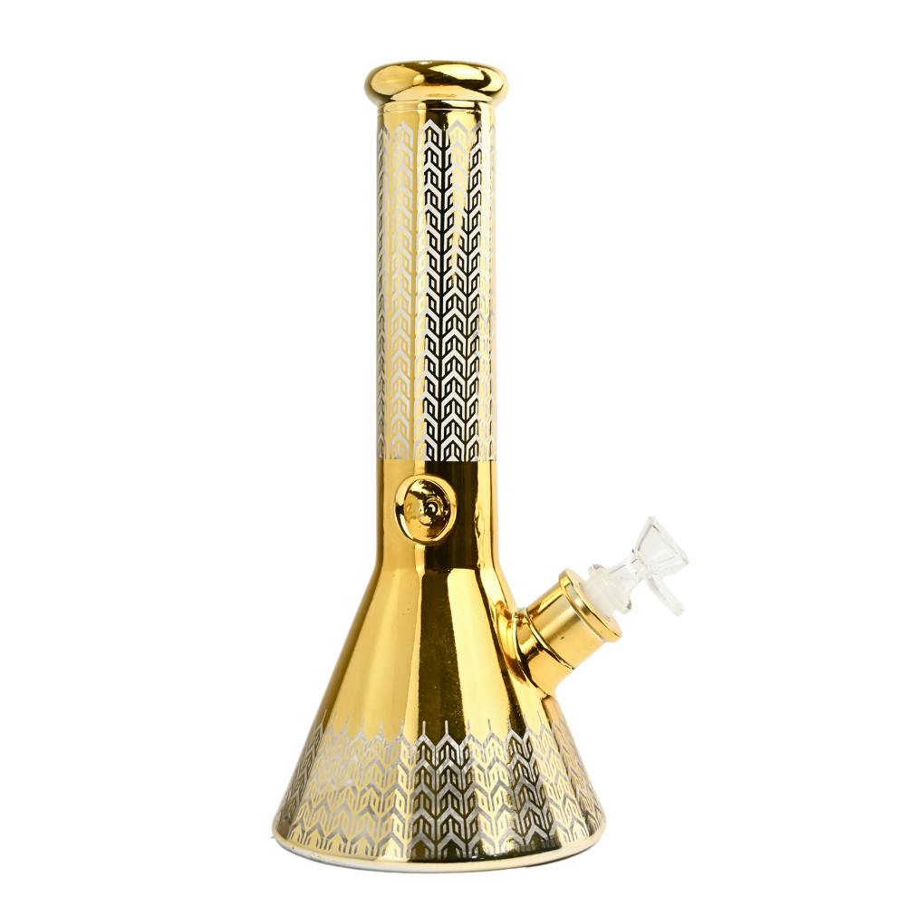 Arsenal - 12" 7mm Infinity Loop Glass Bong w/ Gift Box - Assorted Colours
