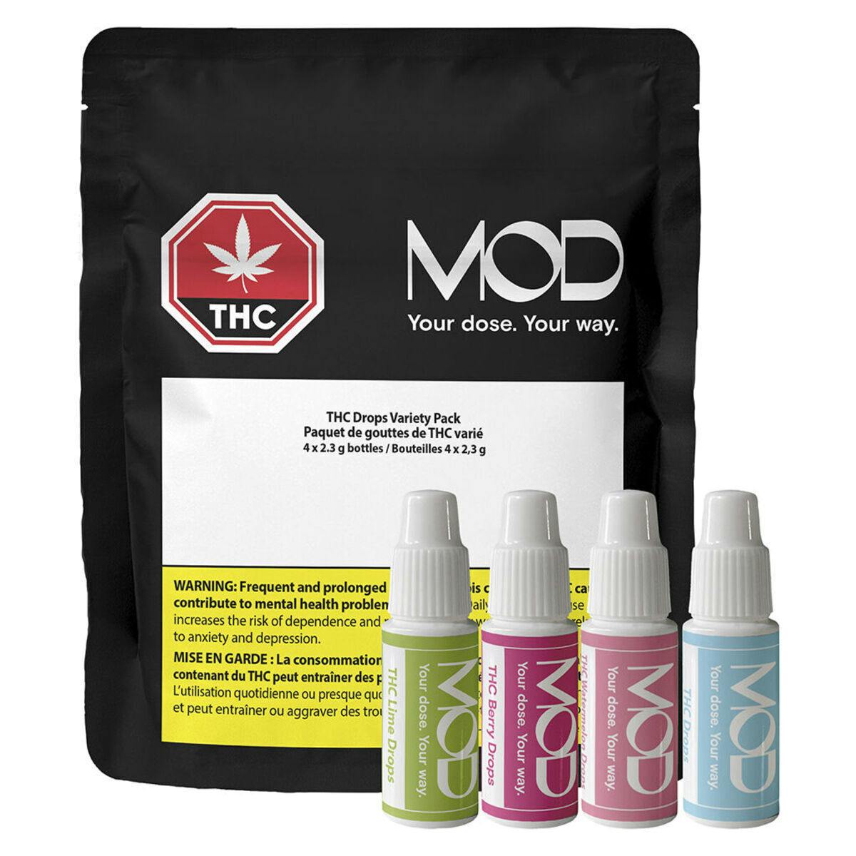 MOD - THC Drops Variety Pack - 12ml