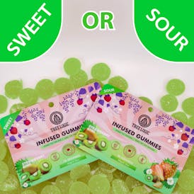 Sour Strawberry Kiwi | 100mg | Tree Logic Gummies
