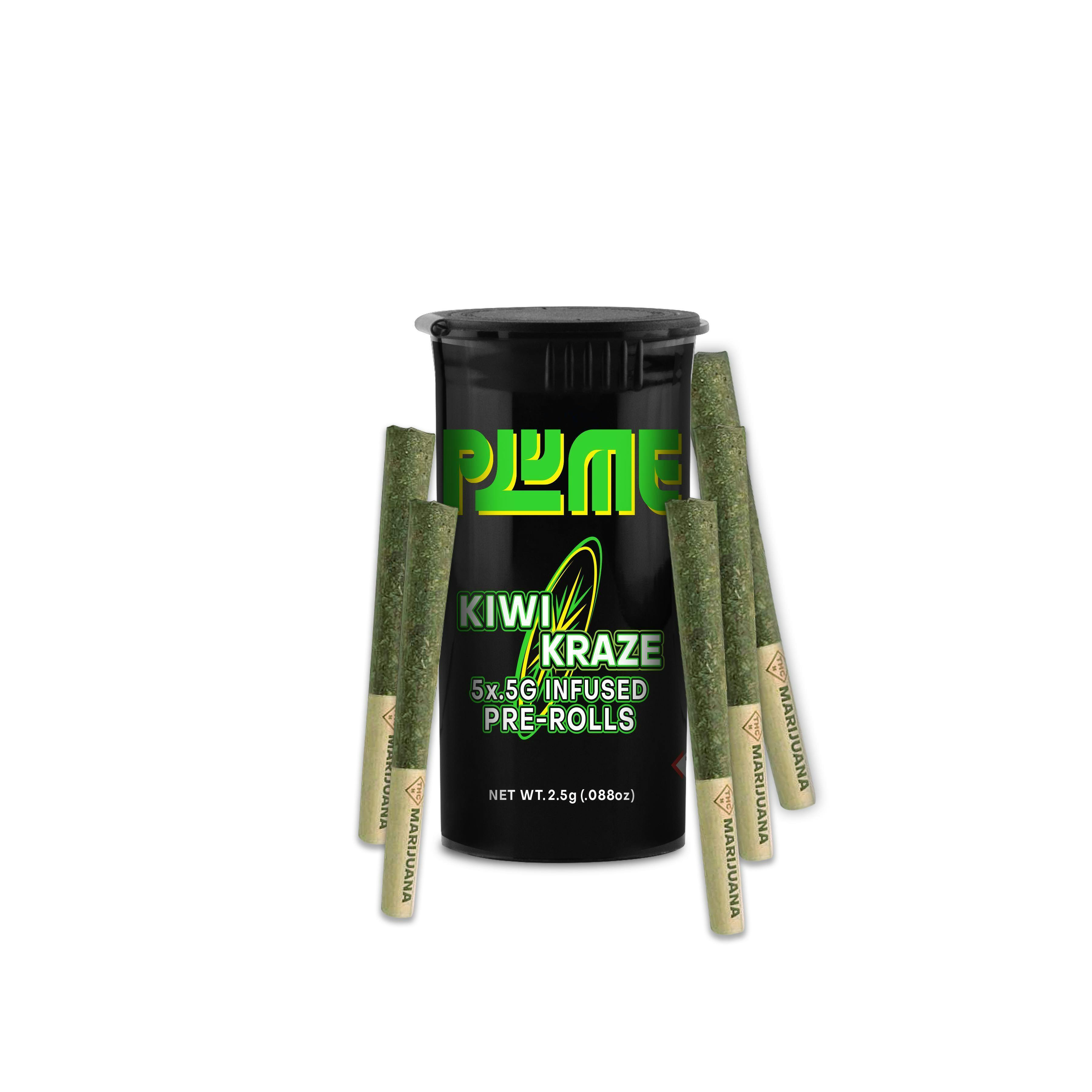 Kiwi Kraze | Infused Pre-Roll Pack 0.5g (5ct)