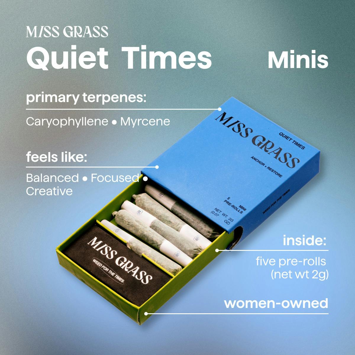 Quiet Times | Pre-Roll Minis 0.4g (5ct)