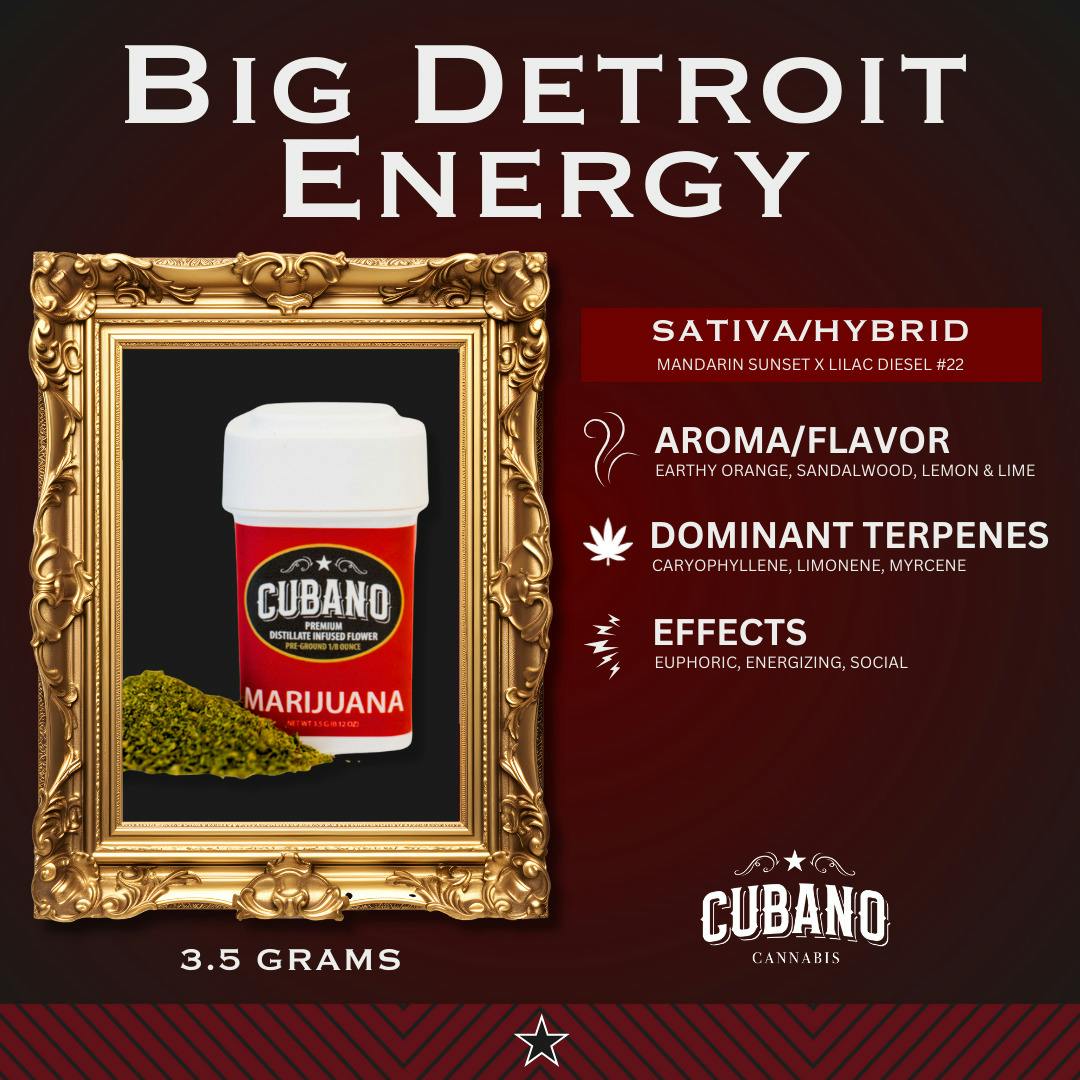 Big Detroit Energy | Infused Pre-Ground Flower