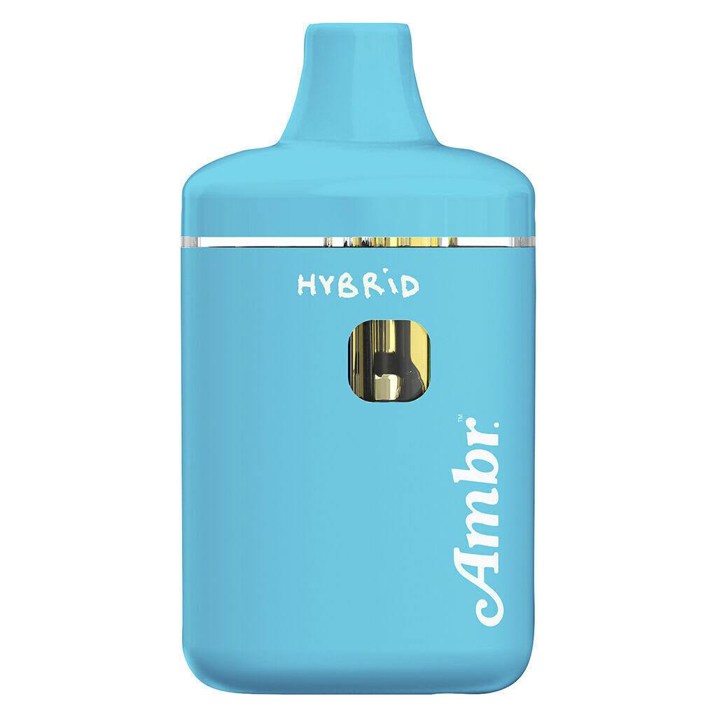 Ambr Hybrid Blue Razz Ice Liquid Diamond AIO Vape 0.95g Disposable Pens