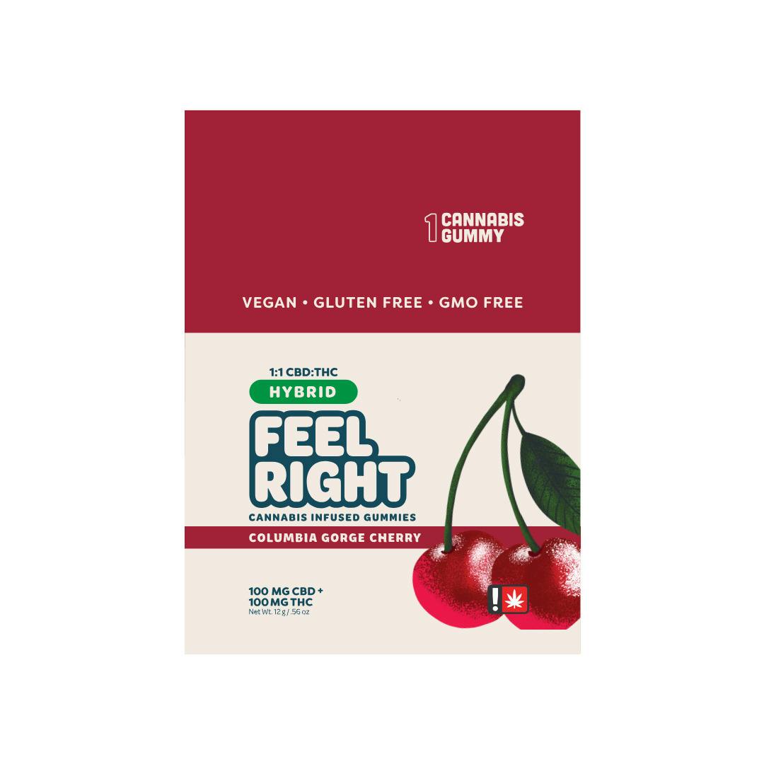Cherry - 100mg - 1:1 - 1 Pack Gummy
