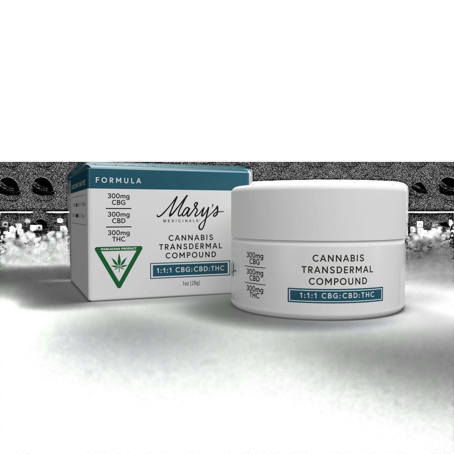 Formula | Transdermal Compound | 1:1:1 CBG:CBD:THC | 300mg