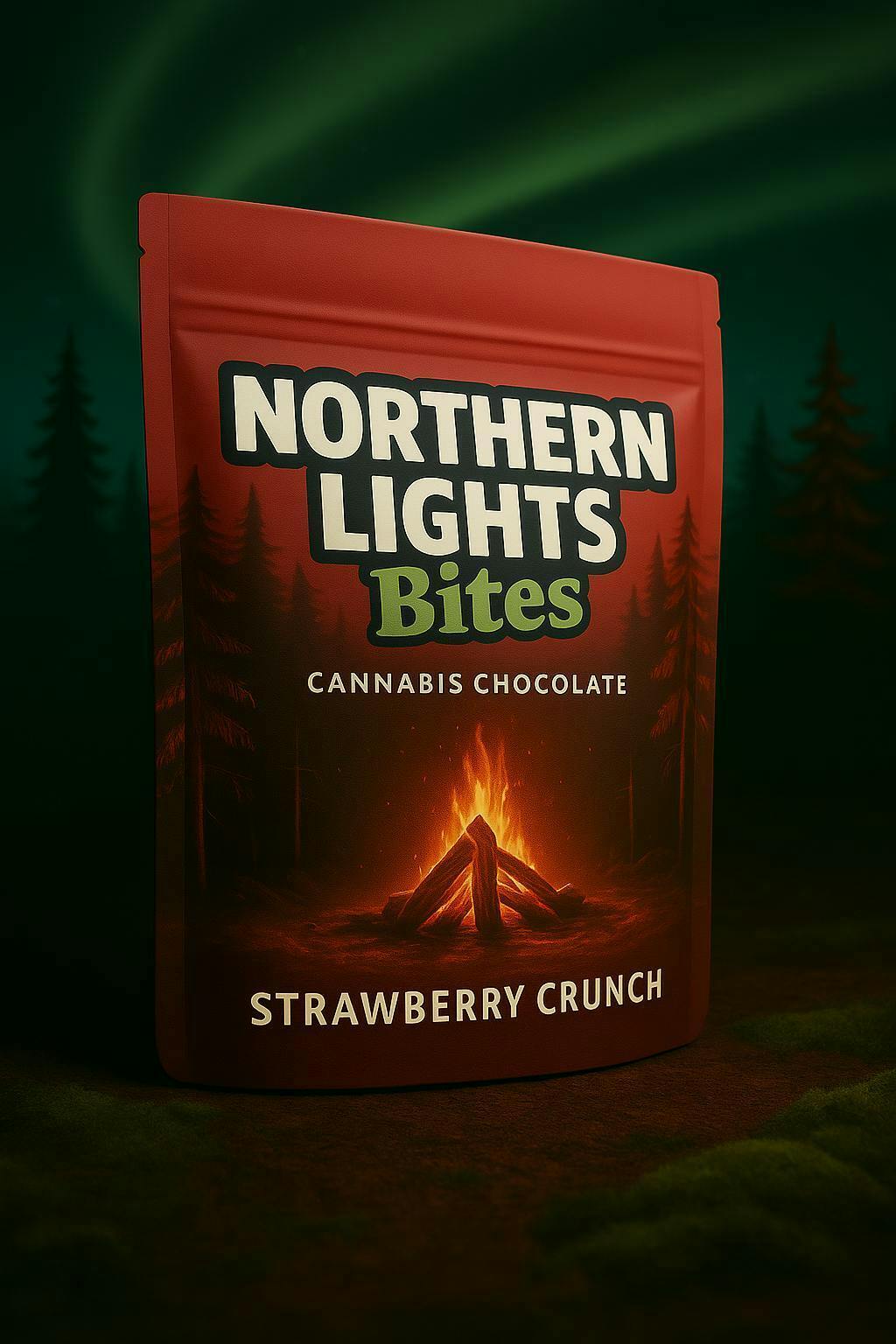 Northern Lights FX - Chocolate Bites - 200mg - Strawberry Crunch