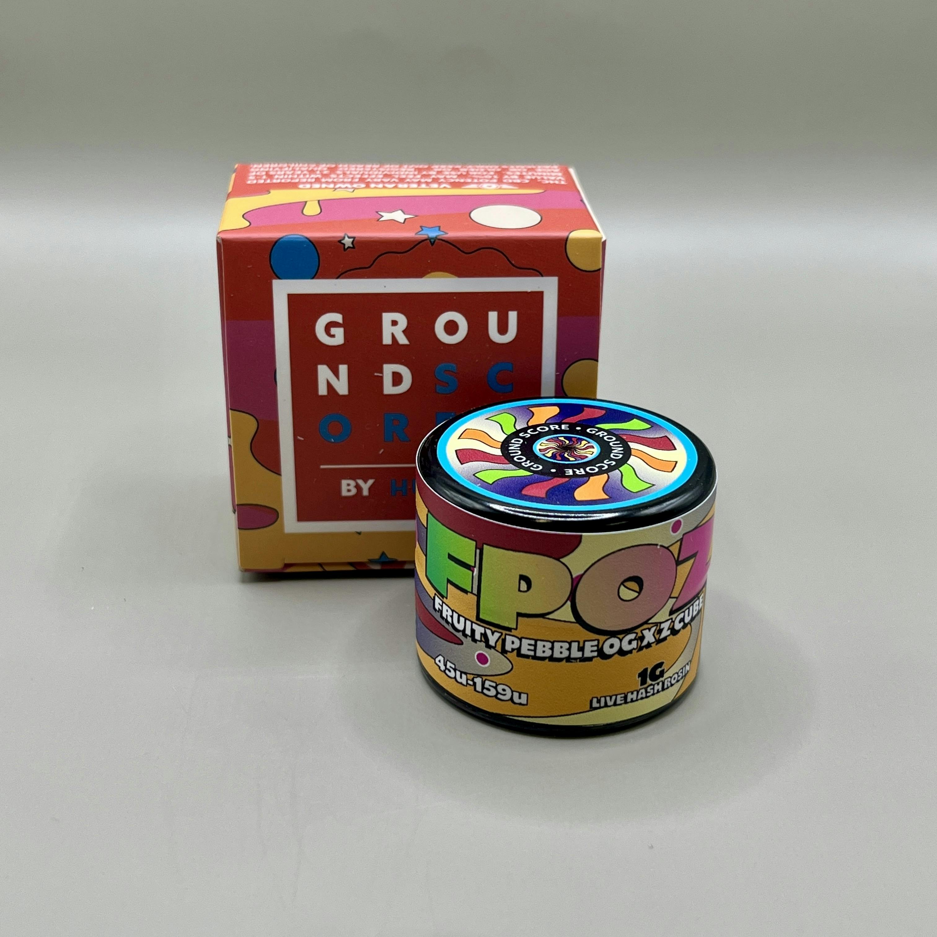 Ground Score - Hash Rosin 1g - FPOZ