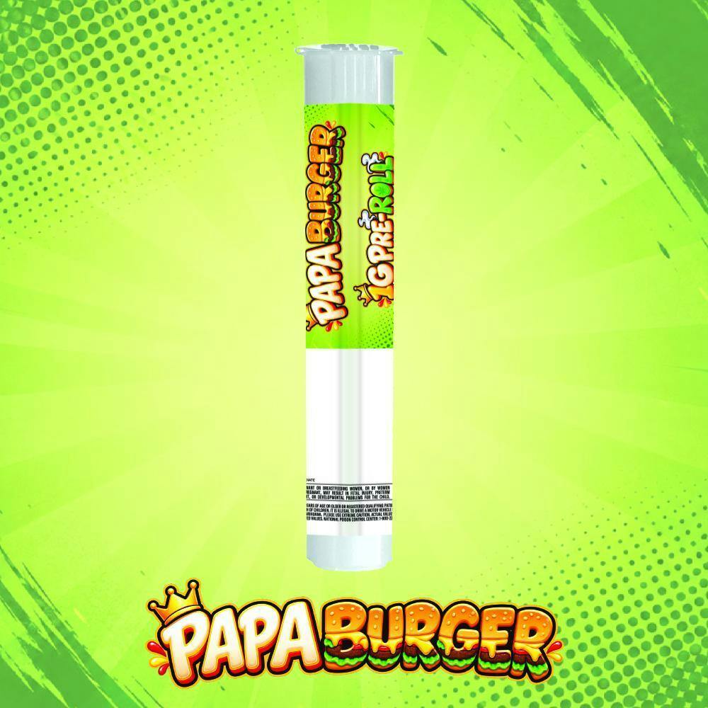 White Label - Pre-roll 1g - Papa Burger