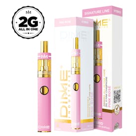 Dime - Pink Rose - Hybrid - 2G Disposable