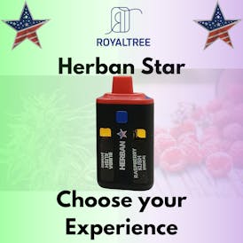 Herban Star - Kush Crasher - Indica/Hybrid - Disposable Vape - 6g