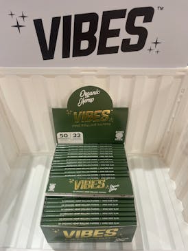 Vibes - King Size - Rolling Paper - Organic Hemp