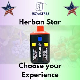Herban Star - Berry Bliss - Indica/Hybrid - Disposable Vape - 6g
