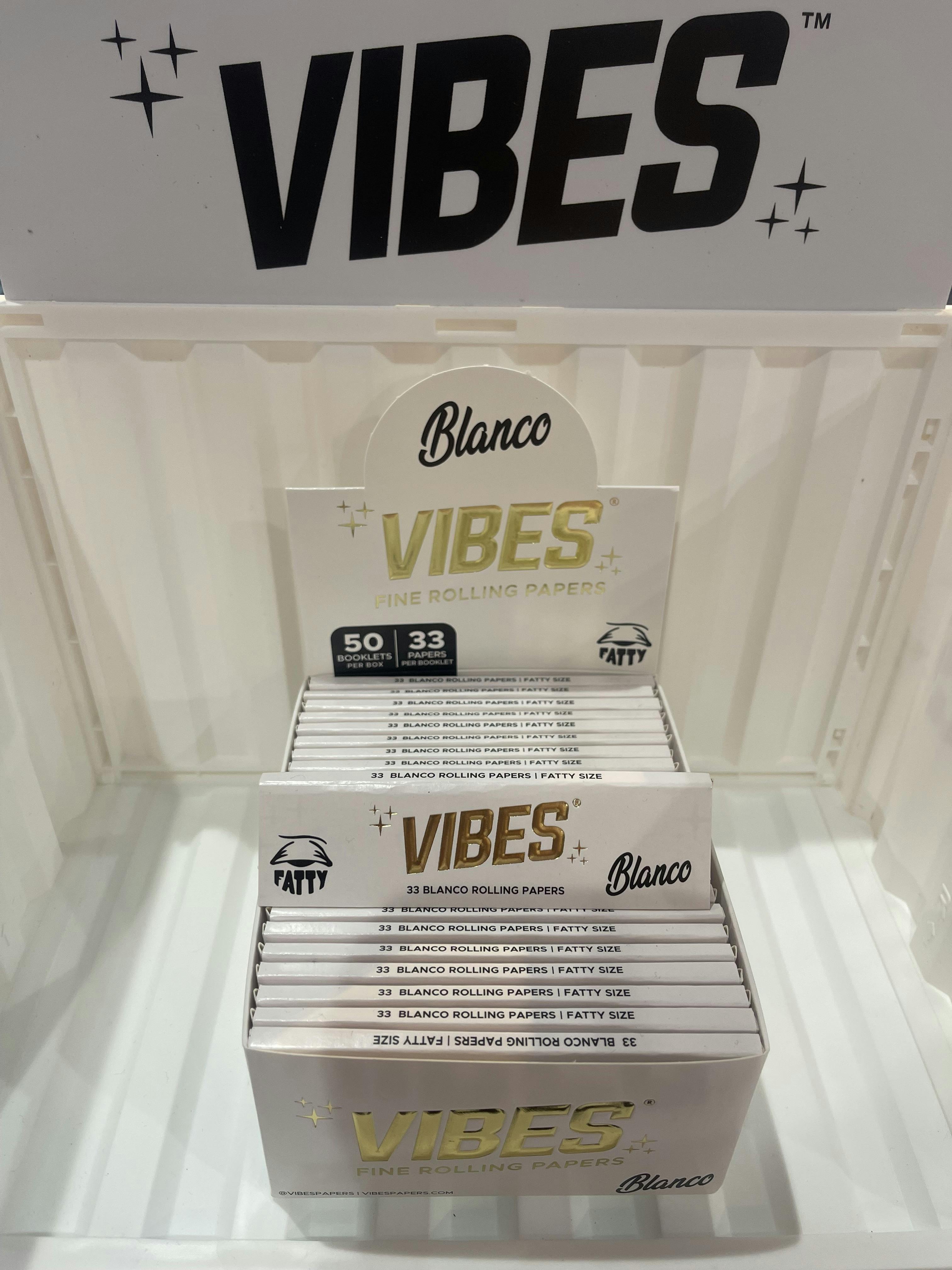 Vibes - Rolling Paper - Fatty - Blanco