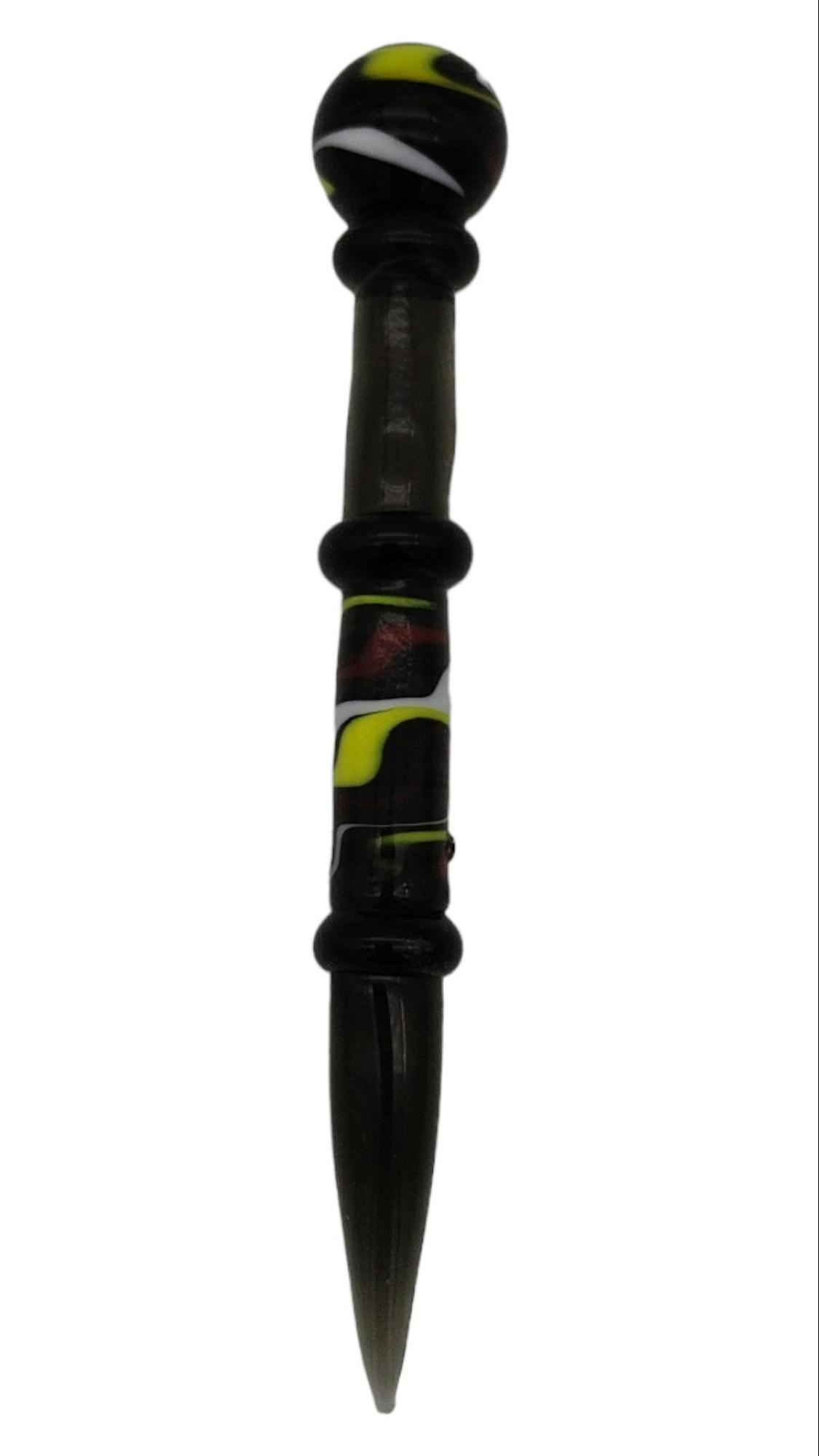 Glass Dab Tool w/ Marble Design Top - 5in