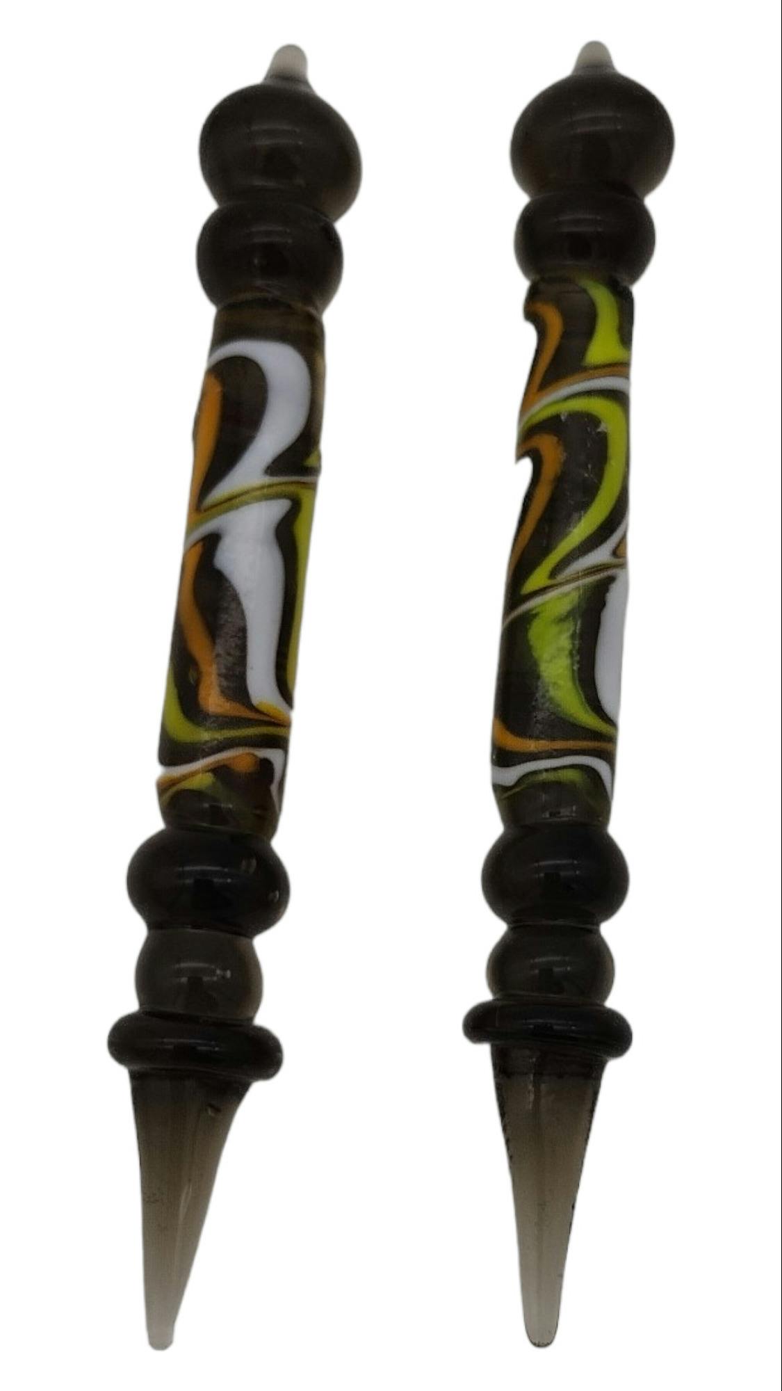 Glass Dab Tool w/ Teardrop Design Top - 5in
