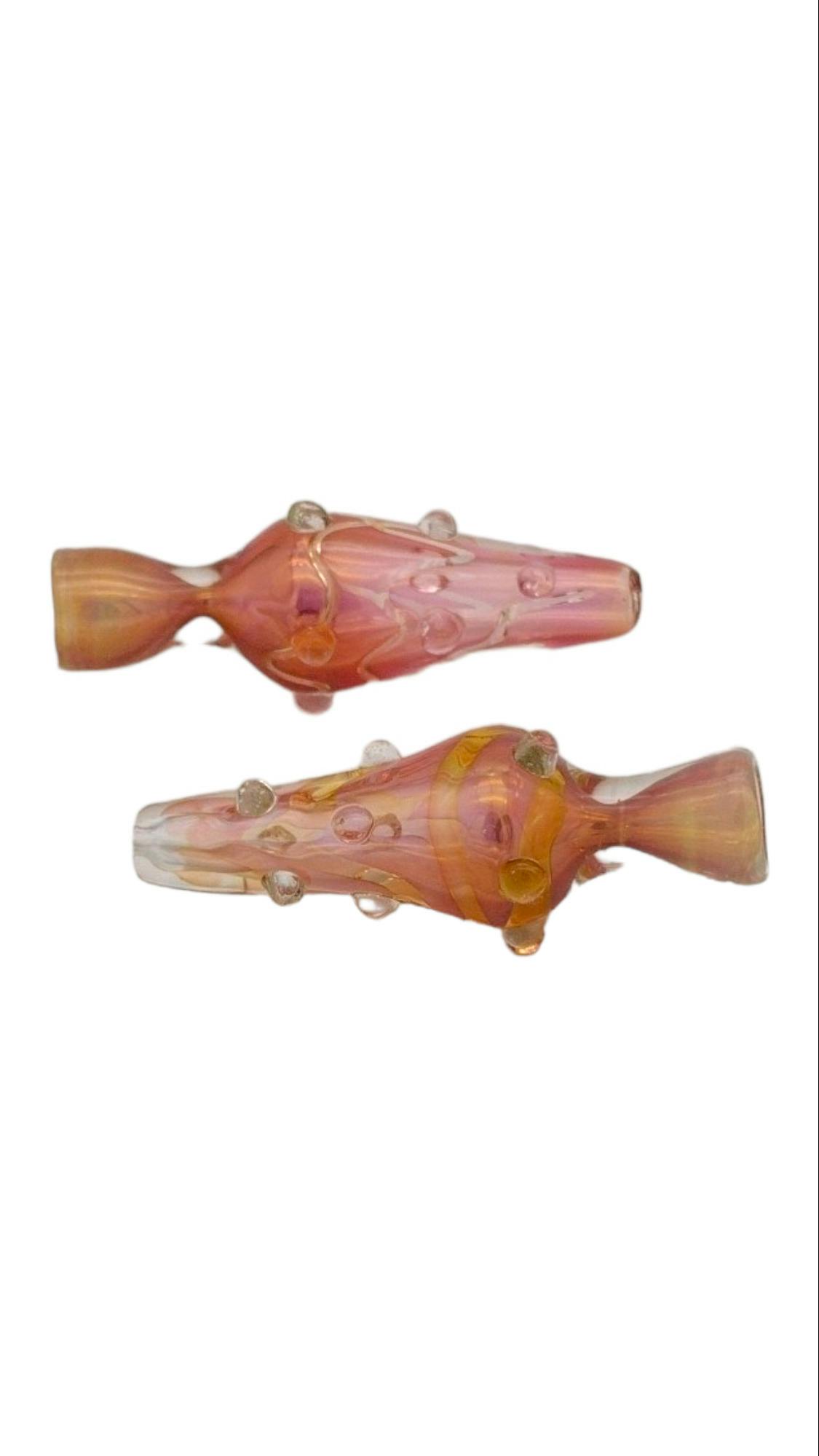 Chillum 3" W/ Pink Fuming