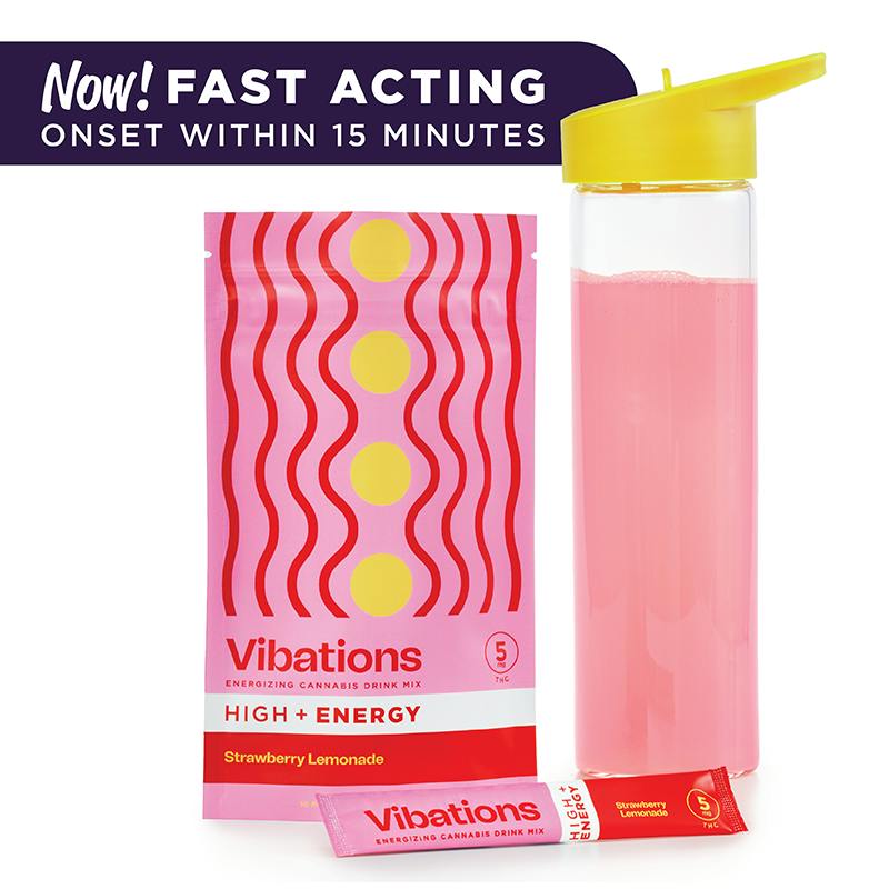 Vibations | Strawberry Lemonade | 50mg at Seaside Cannabis Company | Best Dispensary on Cape Cod