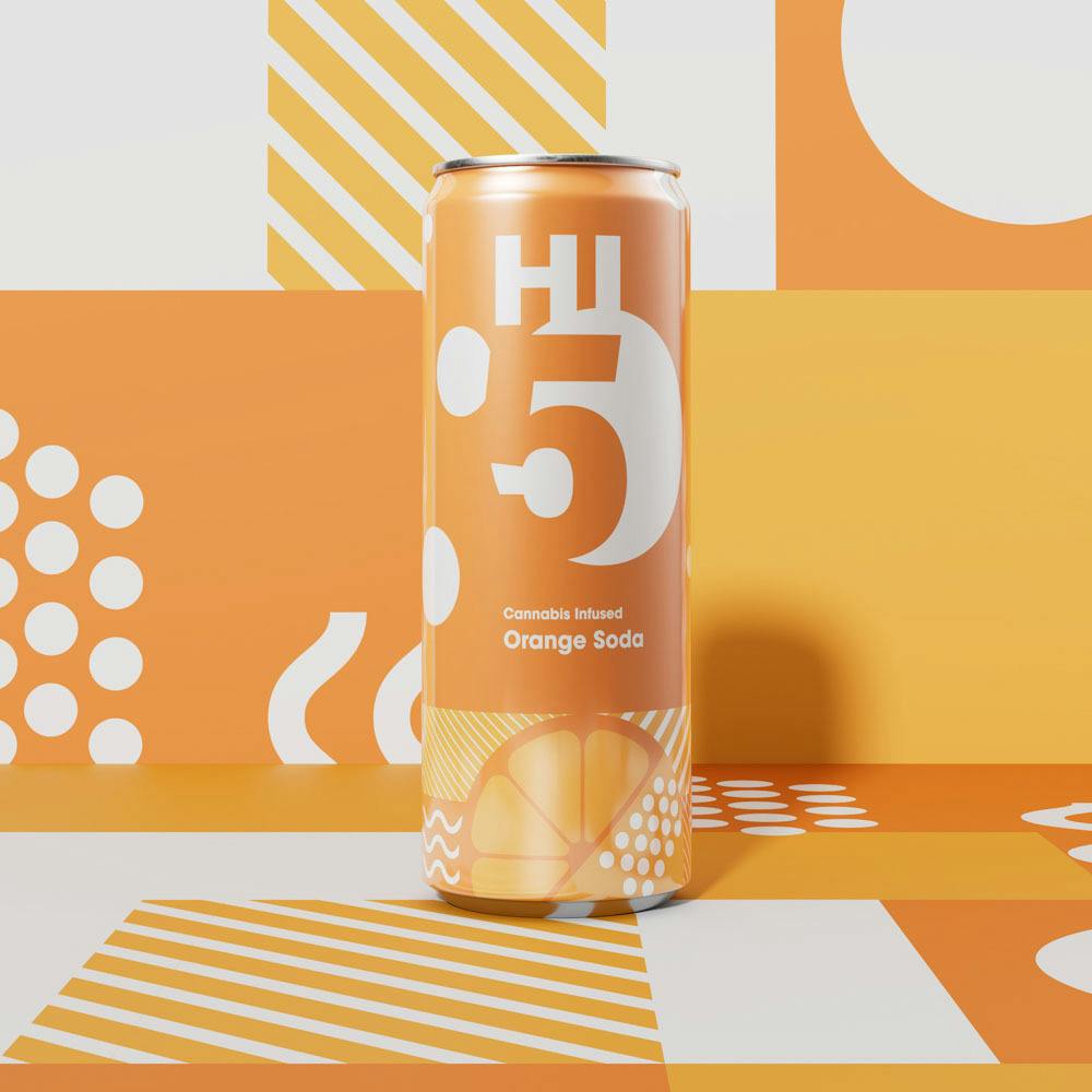Hi5 | Orange Soda | 5mg Soda at Seaside Cannabis Company | Best Dispensary on Cape Cod