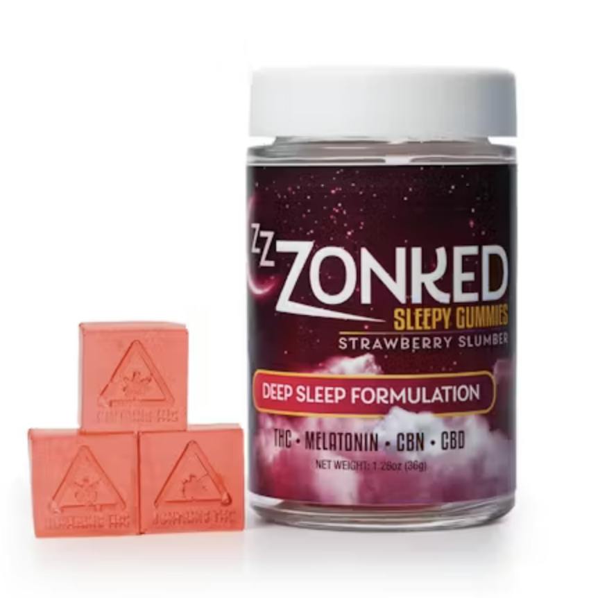 Zzzonked | Strawberry Slumber | 100mg Gummies