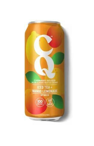 CQ | Mango Iced Tea (H)| Infused Beverage at Seaside Cannabis Company | Best Dispensary on Cape Cod