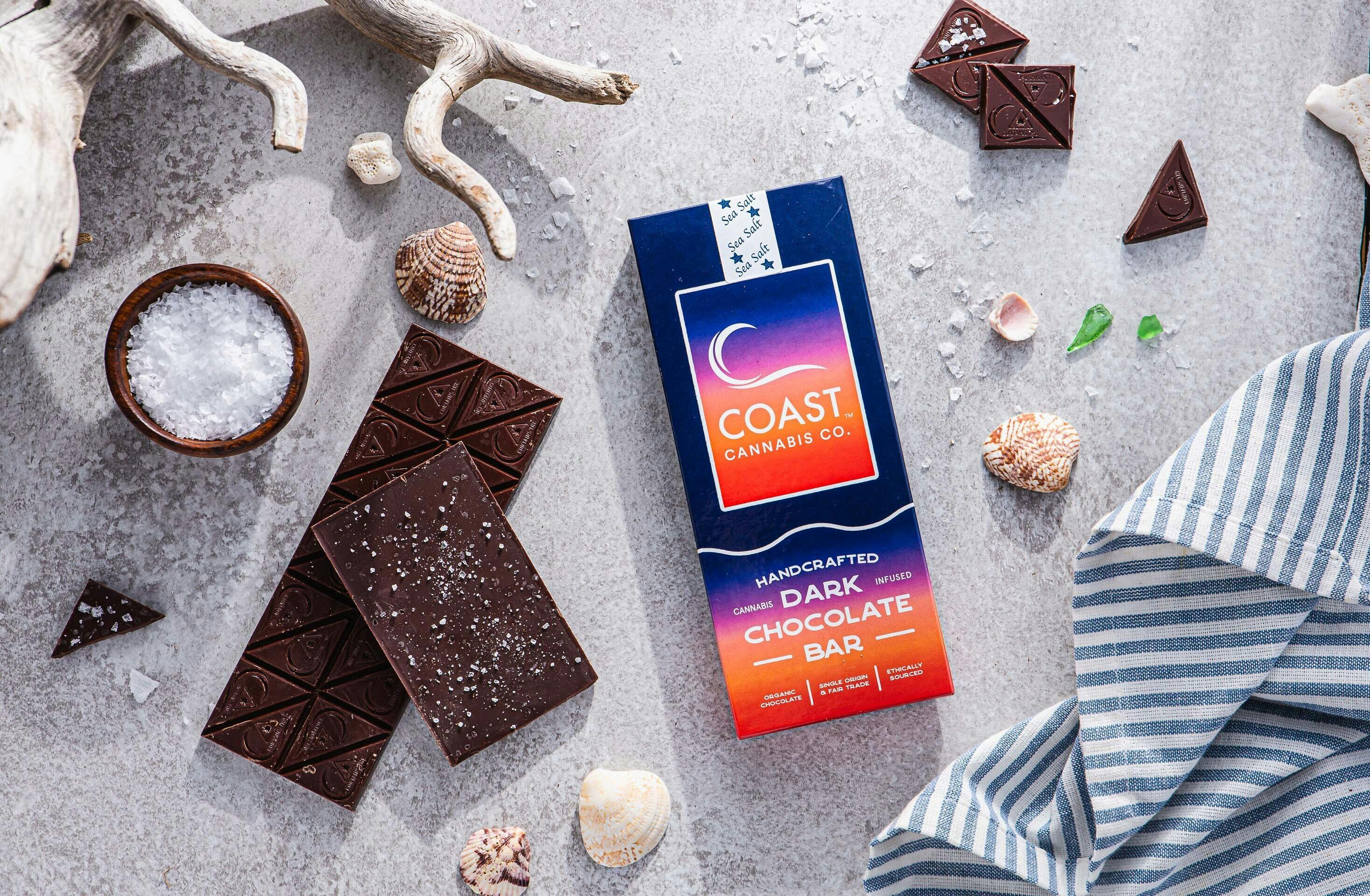Coast | Dark Chocolate Sea Salt | 100mg