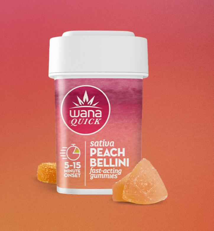 Wana | Peach Bellini | Quick Gummies