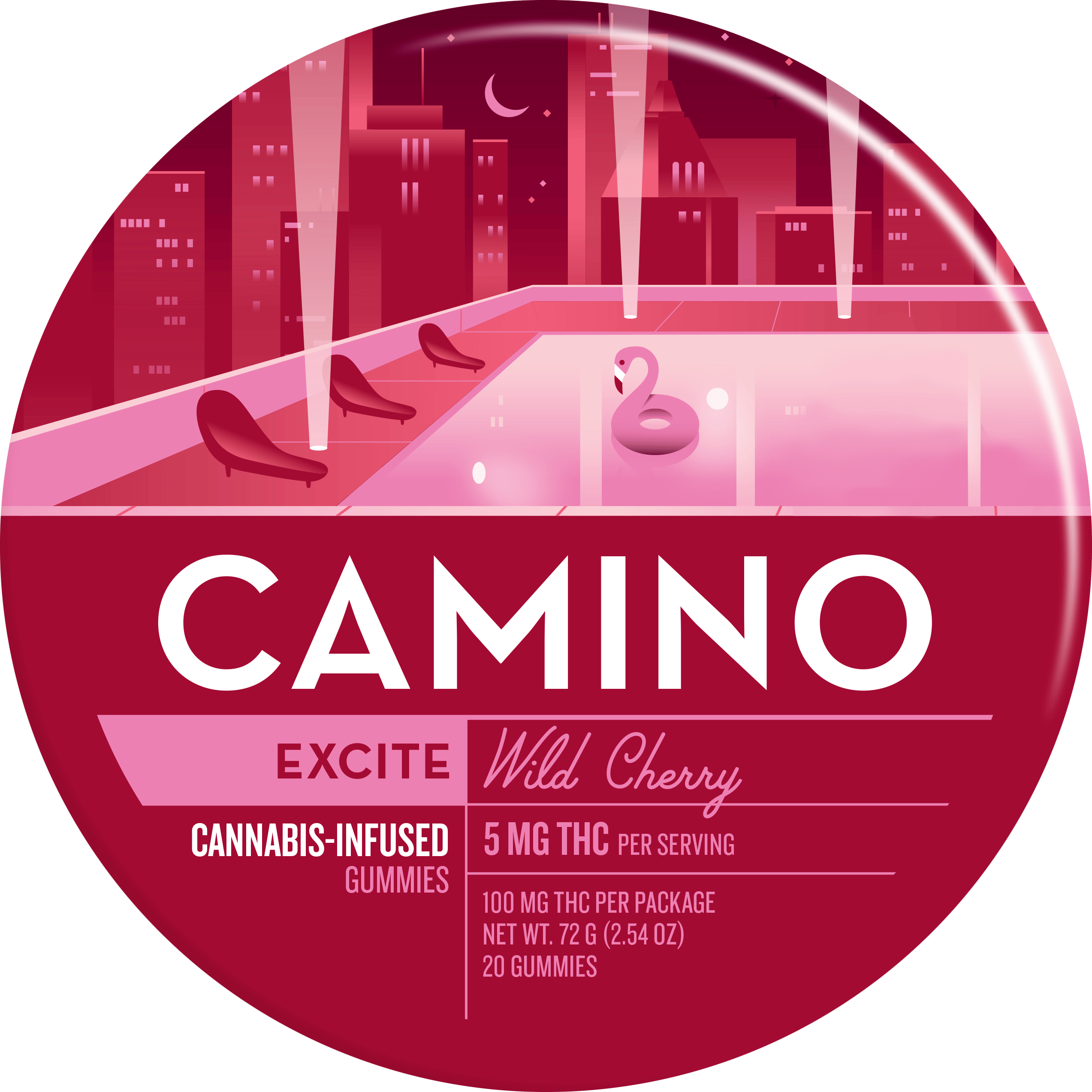 Camino | Wild Cherry | 100mg Gummies