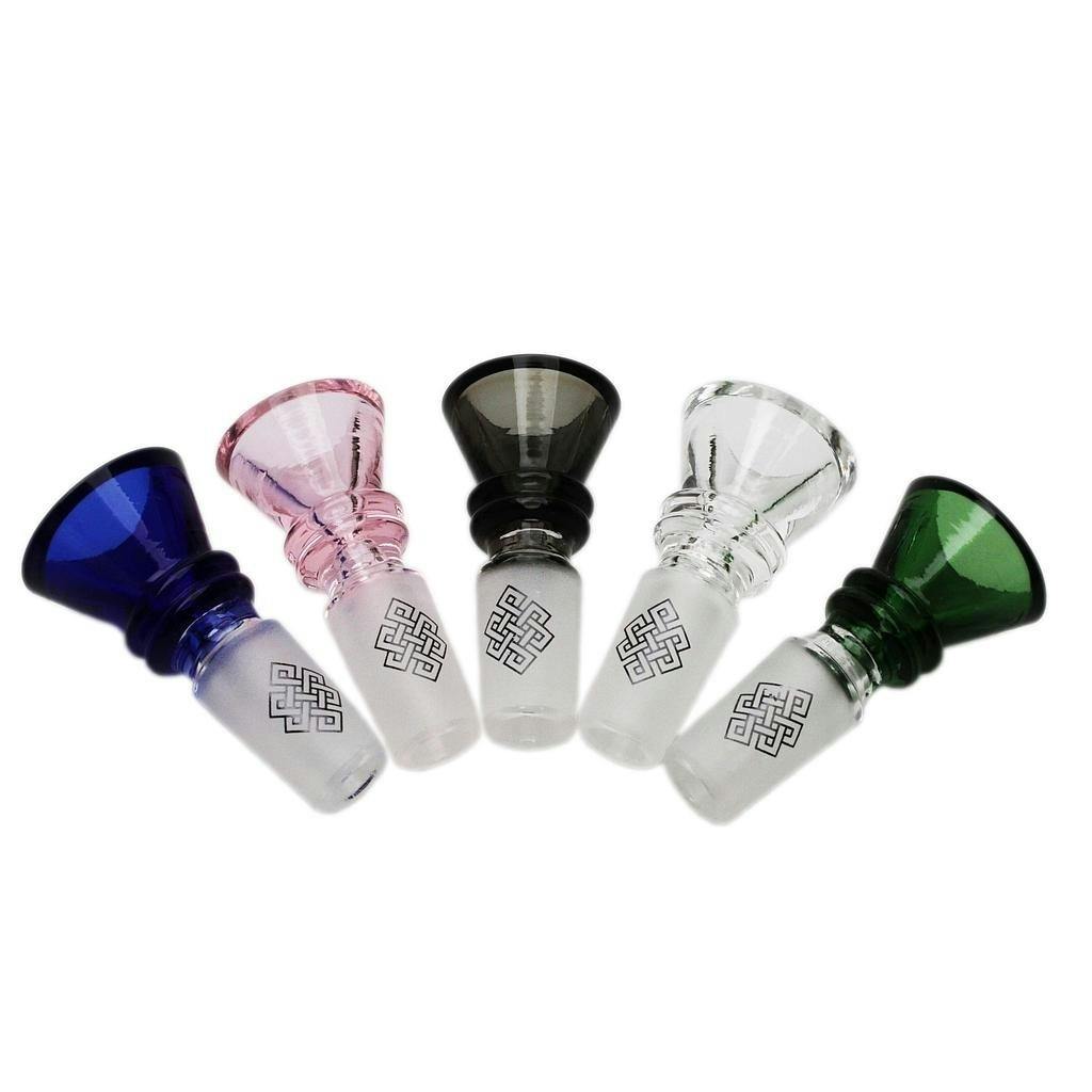 Karma - 14mm Glass Bowl - Ribbed Cone