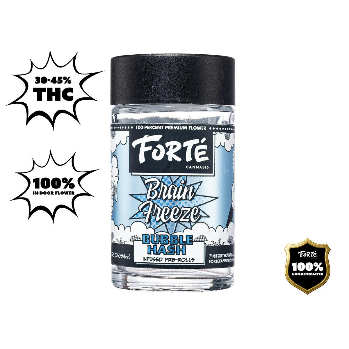 Brain Freeze 5 Pack (2.5g Total) Bubble Hash X Diamond Sugar Infused Pre-rolls