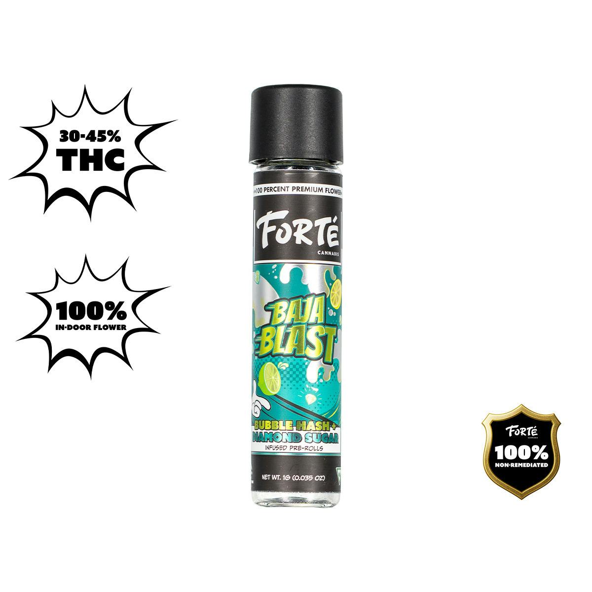 Baja Blast 1g Bubble Hash X Diamond Sugar Infused Pre-roll
