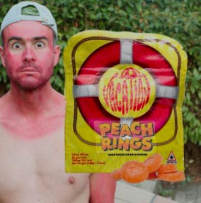 Peach Rings Fast Acting Hash Rosin Gummies