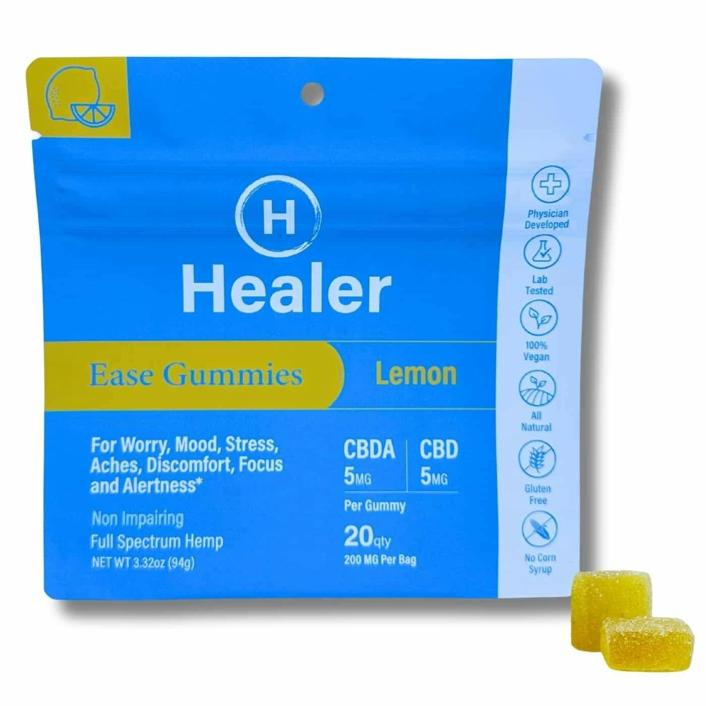 Lemon 1:1 CBDA:CBD Gummies