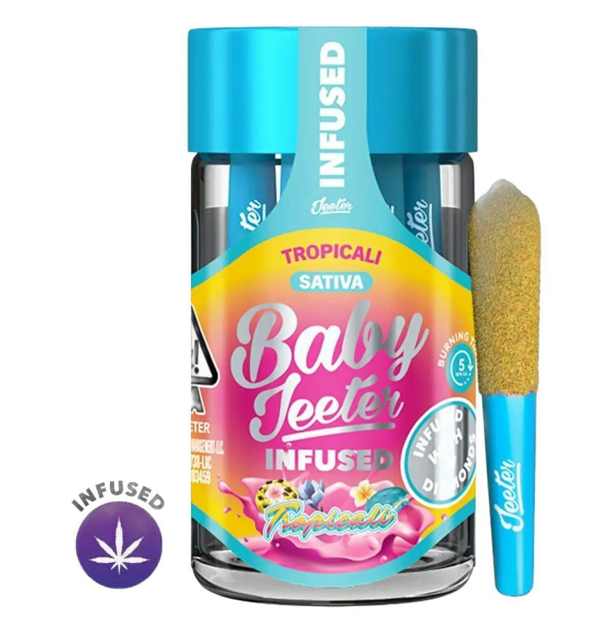 JEETER - BABY JEETER INFUSED PREROLL 5PK [2.5G] TROPICALI