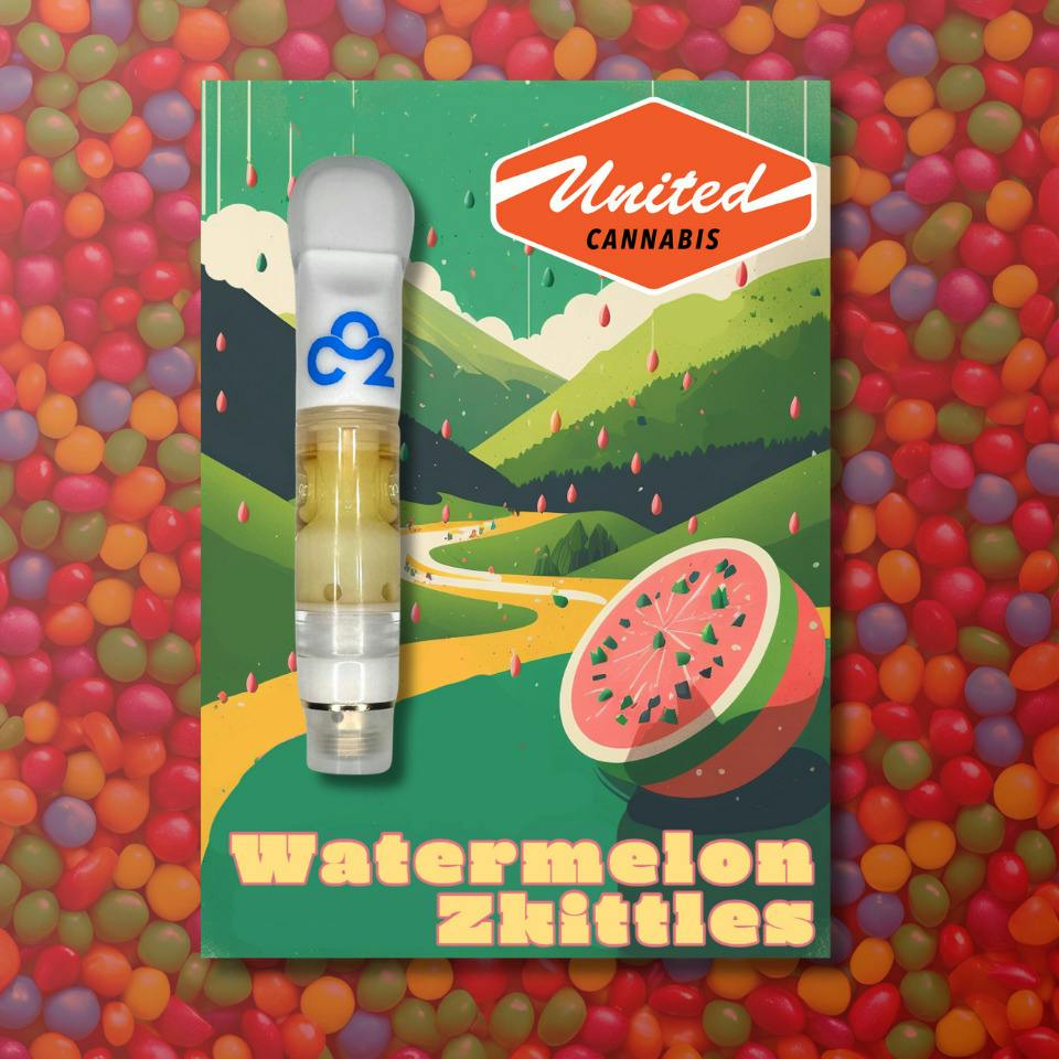 1g CO2 Cart | Watermelon Zkittlez cannabis product