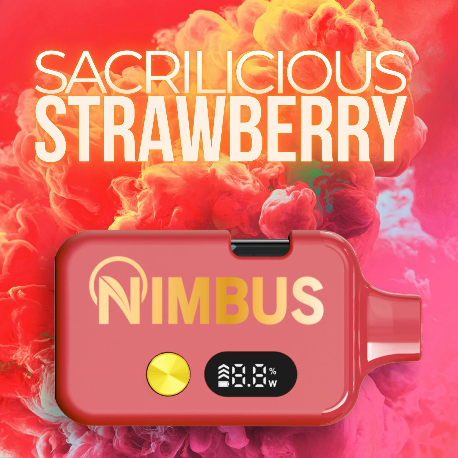 1000mg AIO Vape | Sacrilicious Strawberry