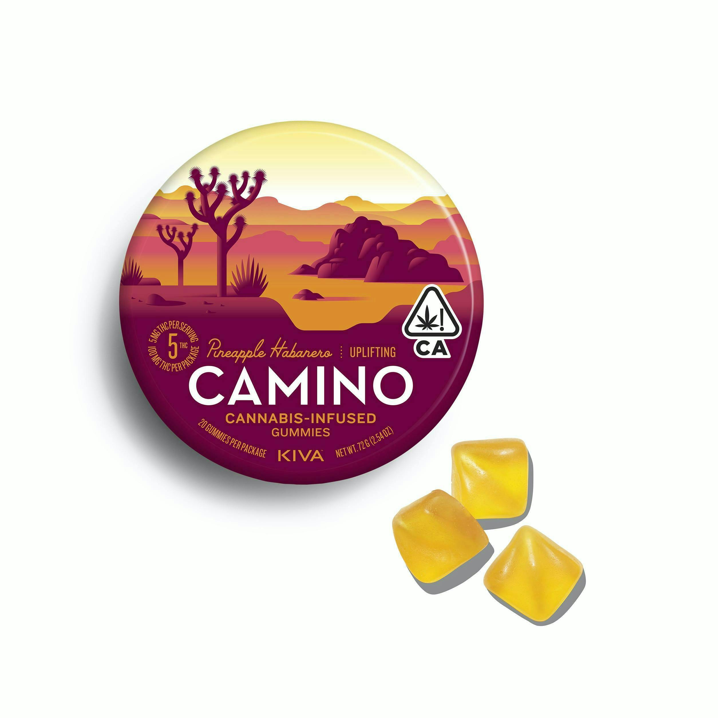 Pineapple Habanero "Uplifting" — 100mg Gummies