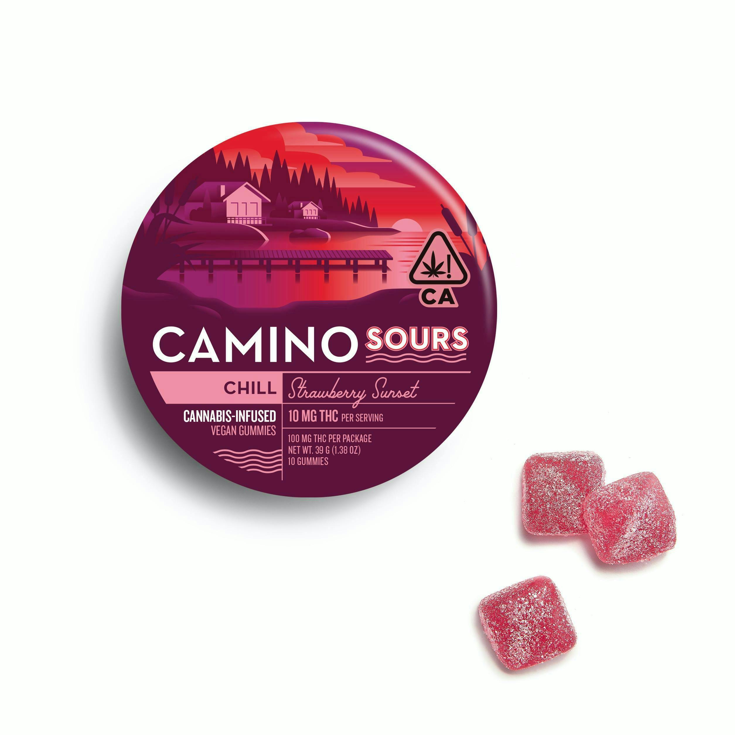 Strawberry Sunset 'Chill' — 100mg Gummies